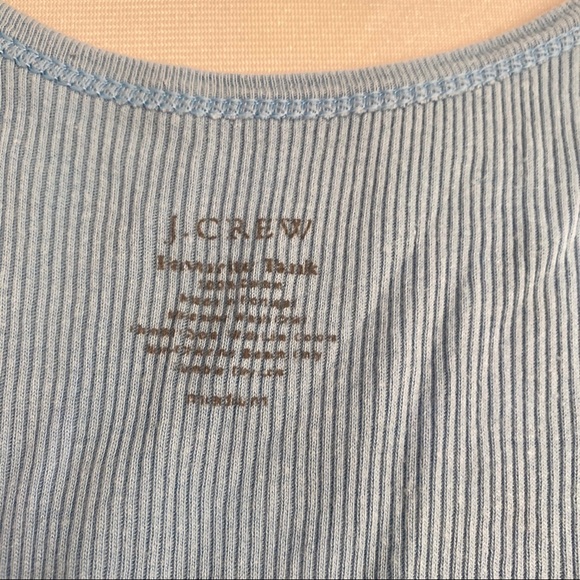 J Crew light blue Favorite tank top M - Picture 6 of 6